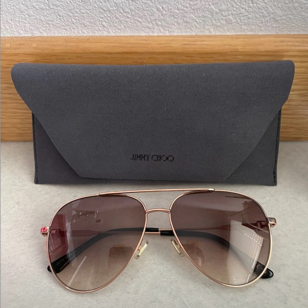 Jimmy Choo Aviator Sunglasses (Brand New)